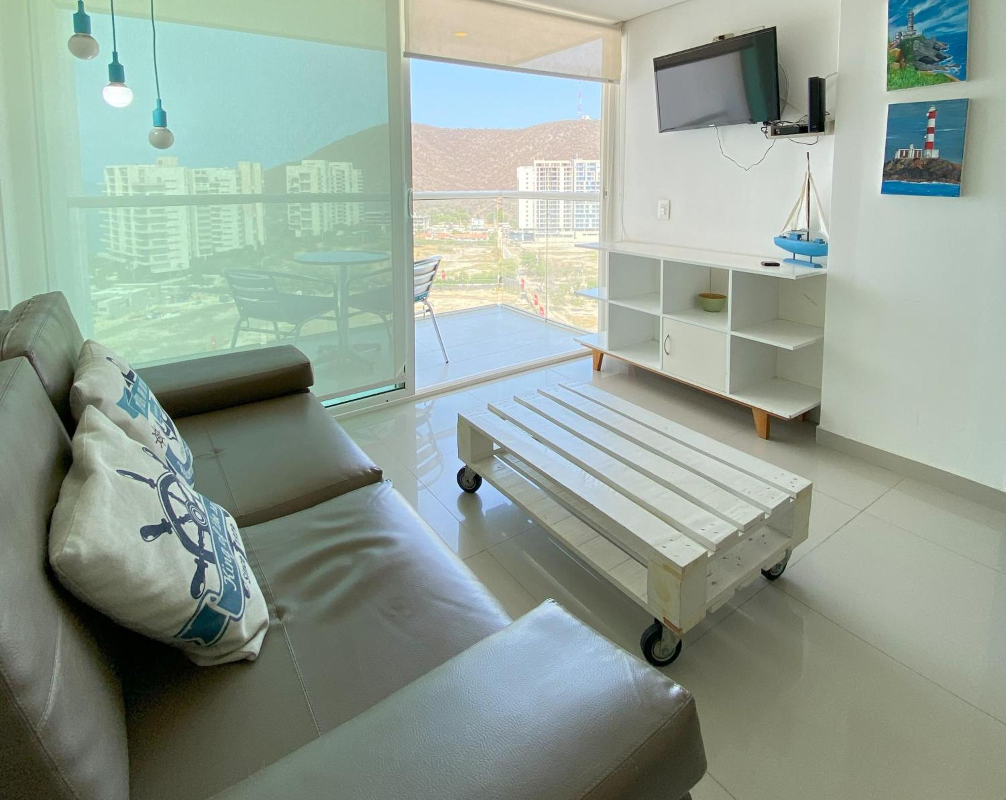 Edificio Areia En Pozos Colorados, Apto 2 Habitaciones 2 Banos Santa Marta  Exterior foto